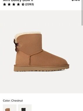 Uggs mini Bailey bow boots